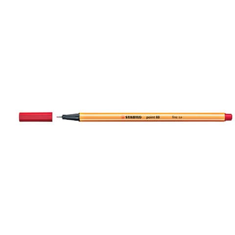 Fineliner Stabilo Point 88® 0,4 mm  rosso - 88/40